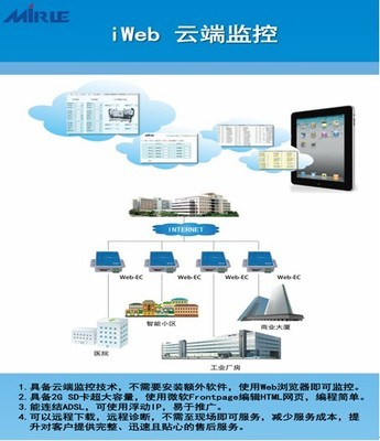 基于云計算-冷水機組云監(jiān)控-iWeb遠程服務系統(tǒng)的解決方案